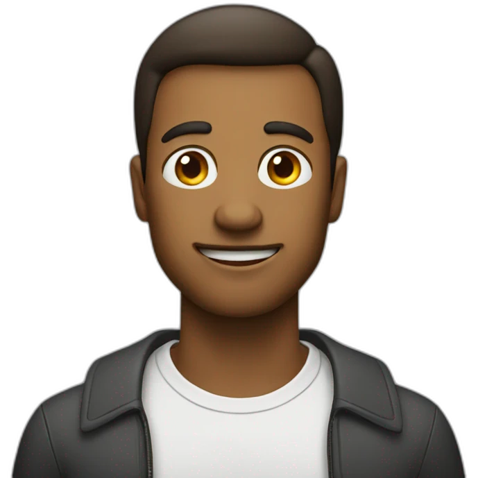 The man with the letter M emoji