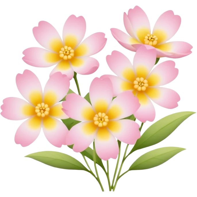 🌸 Small pastel flowers for calm emoji