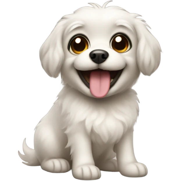 Cute dog emoji