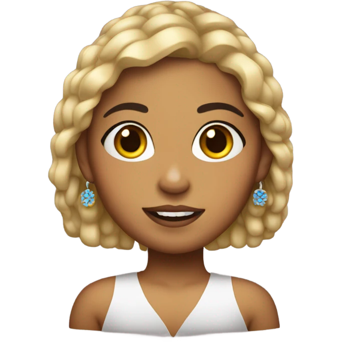 samoan girl with hoop earrings  emoji