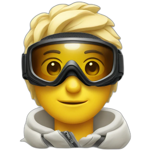 ski goggles emoji
