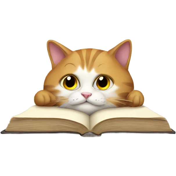 Cat studying  emoji