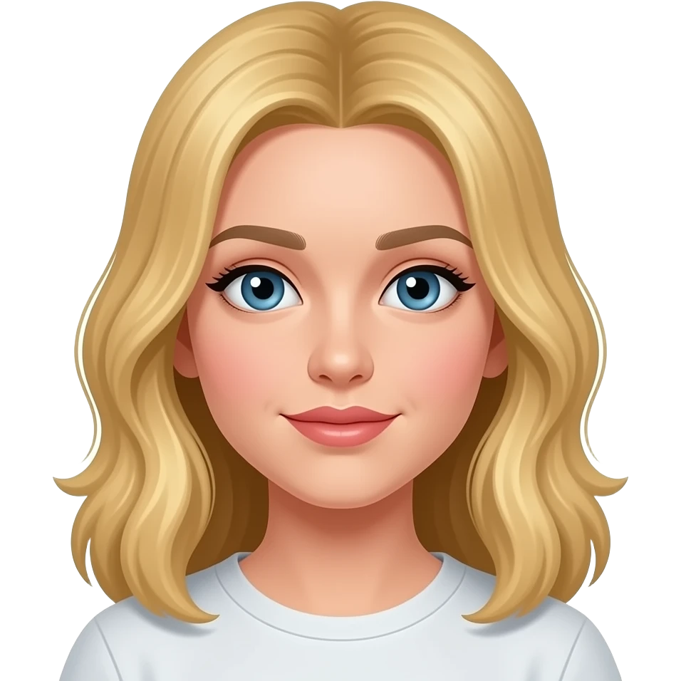 Blonde girl 90’s emoji