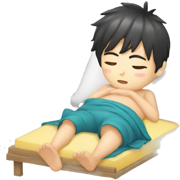 oversleep Japanese boy emoji