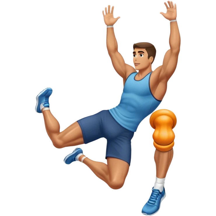 male leg-side-raise-hip-abduction exercise emoji