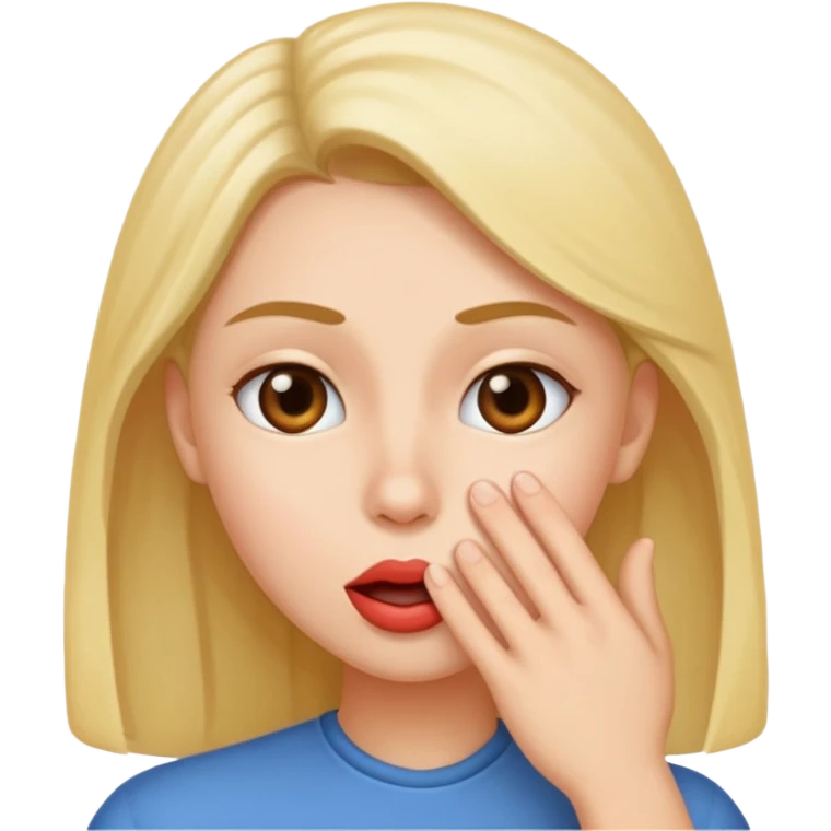 wispering emoji
