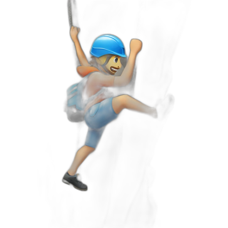 Climbing emoji
