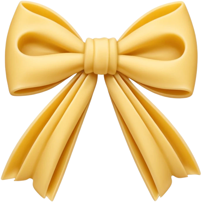 bow shaped pasta, less detailed more dow-light emoji