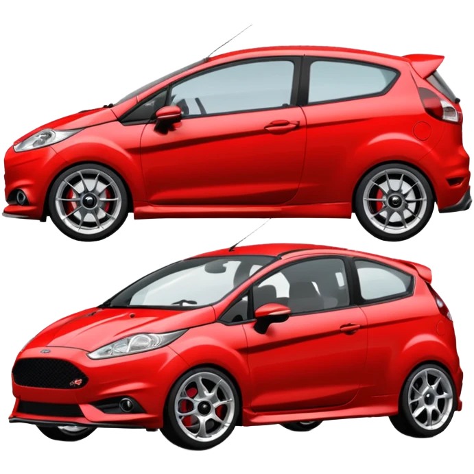 Ford fiesta mk6 st150 red emoji