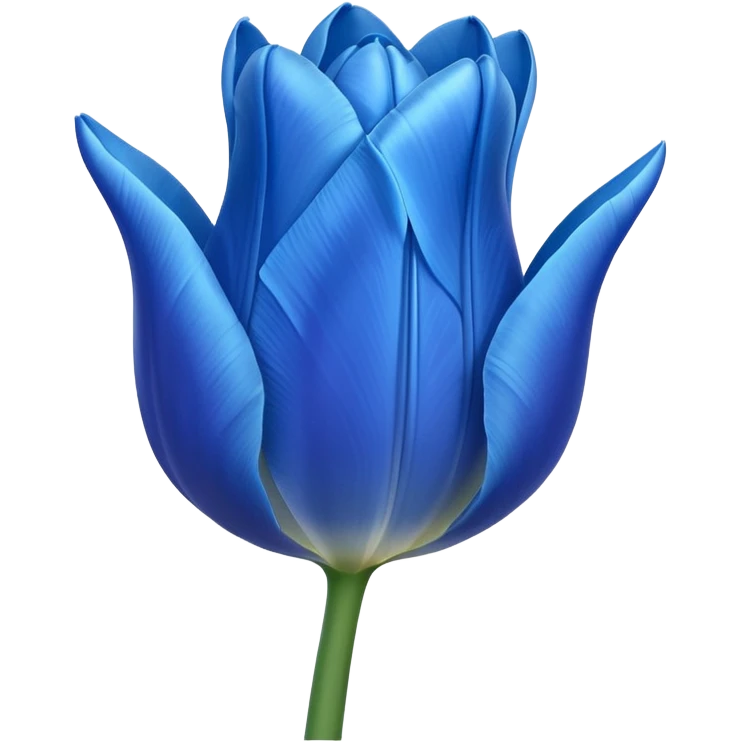 Emoji de tulipán azul emoji