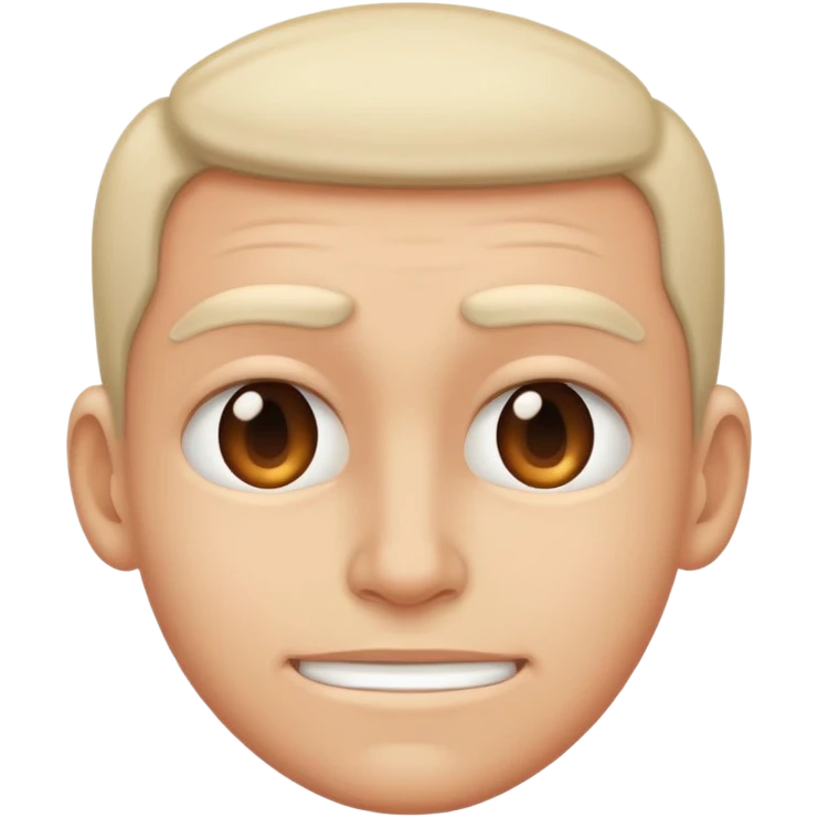 Weak smile emoji