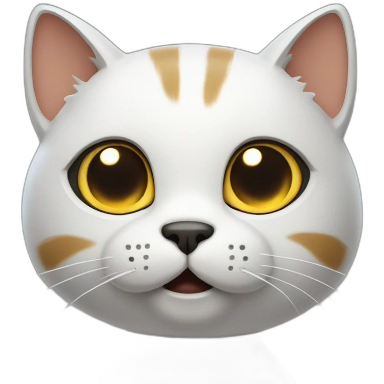 talking cat robot emoji