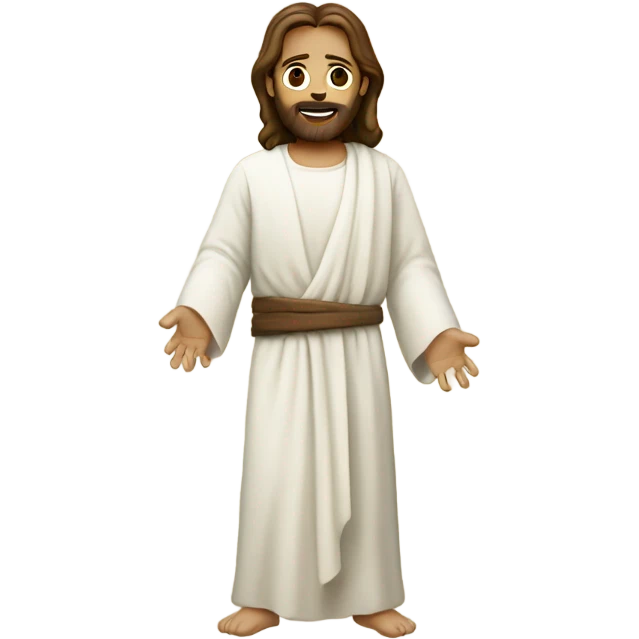 Jesus saving a life emoji