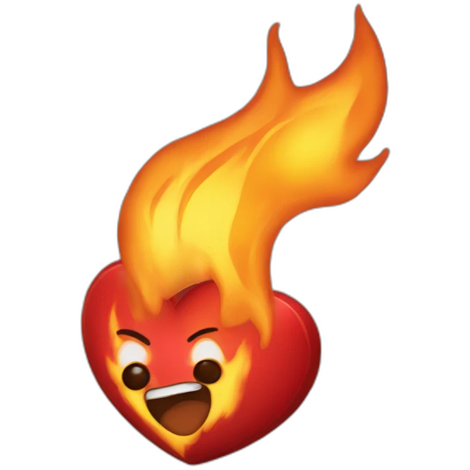 fire-on-heart emoji