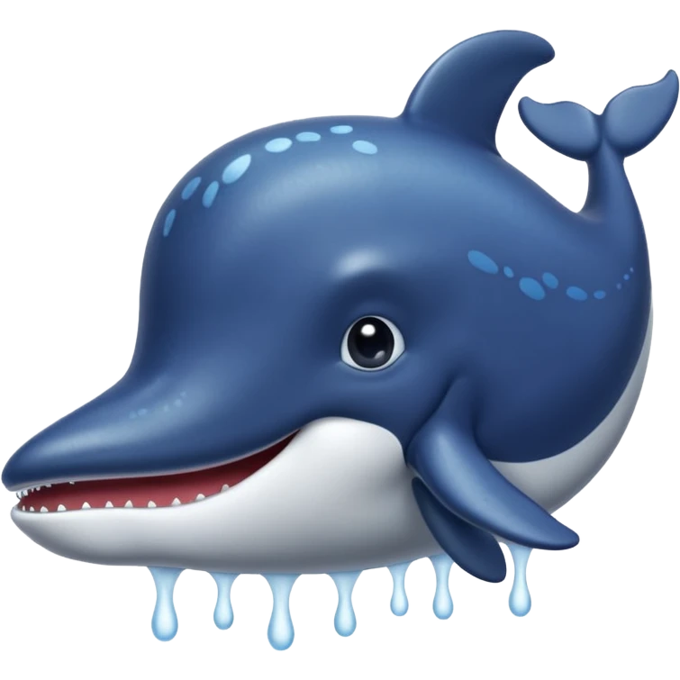 Whale blow hole emoji