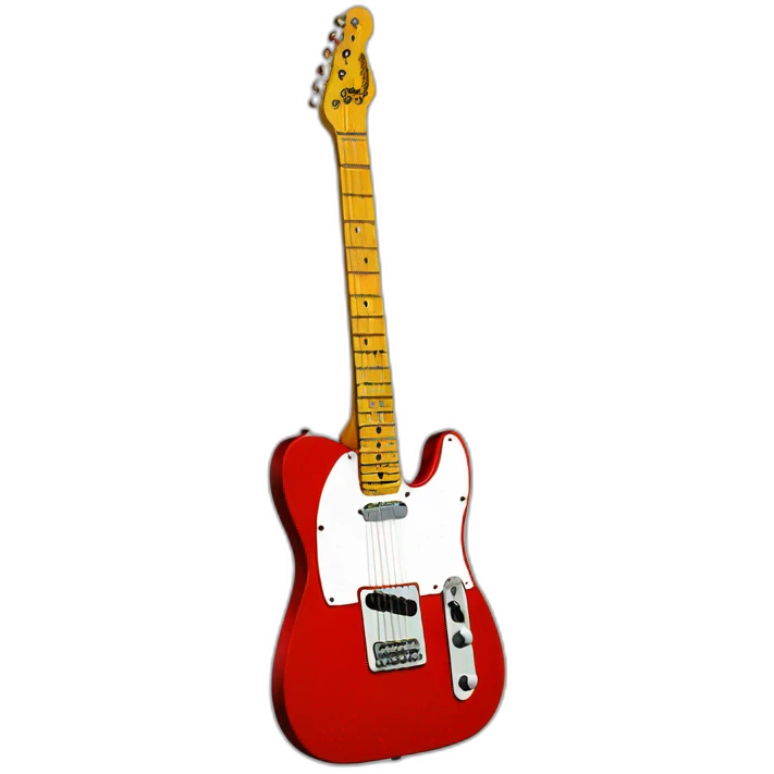 fender telecaster red emoji