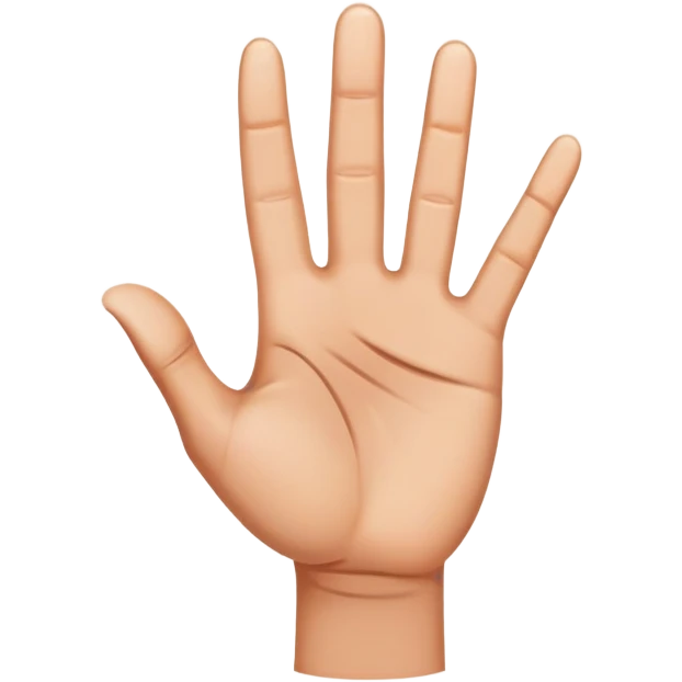 hand sign number 1 - 9 emoji