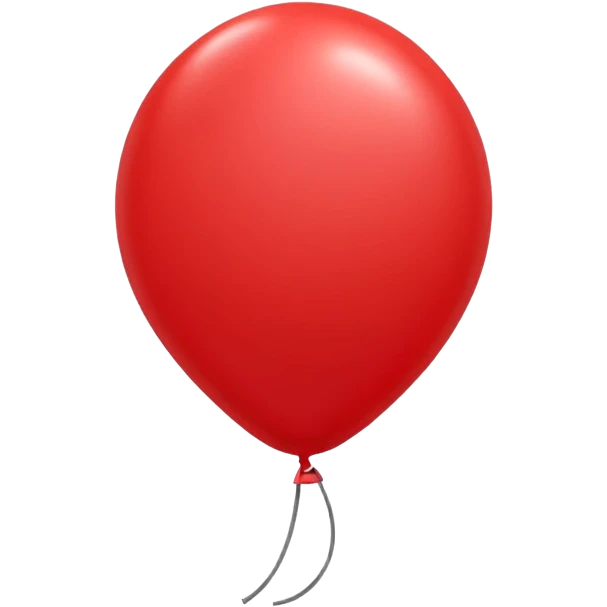 red balloon emoji