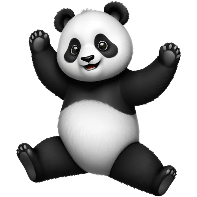 Panda dancing  emoji