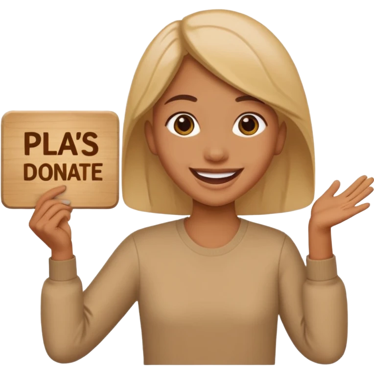 I wanna create a emoji on Roblox pls donate I need that goal to complete  emoji