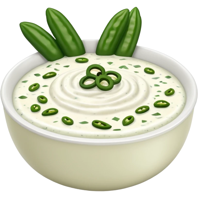 Creamy jalapeño ranch dip emoji