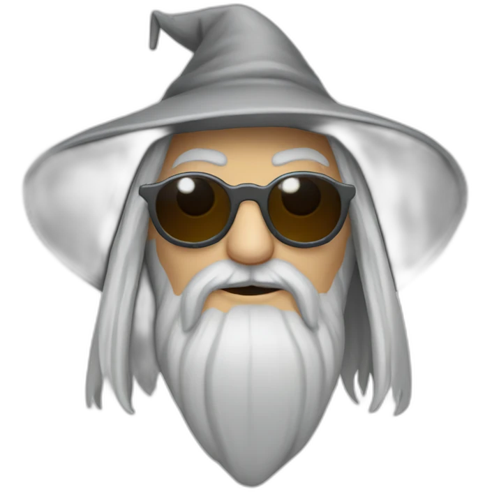 Gandalf with sunglasses  emoji