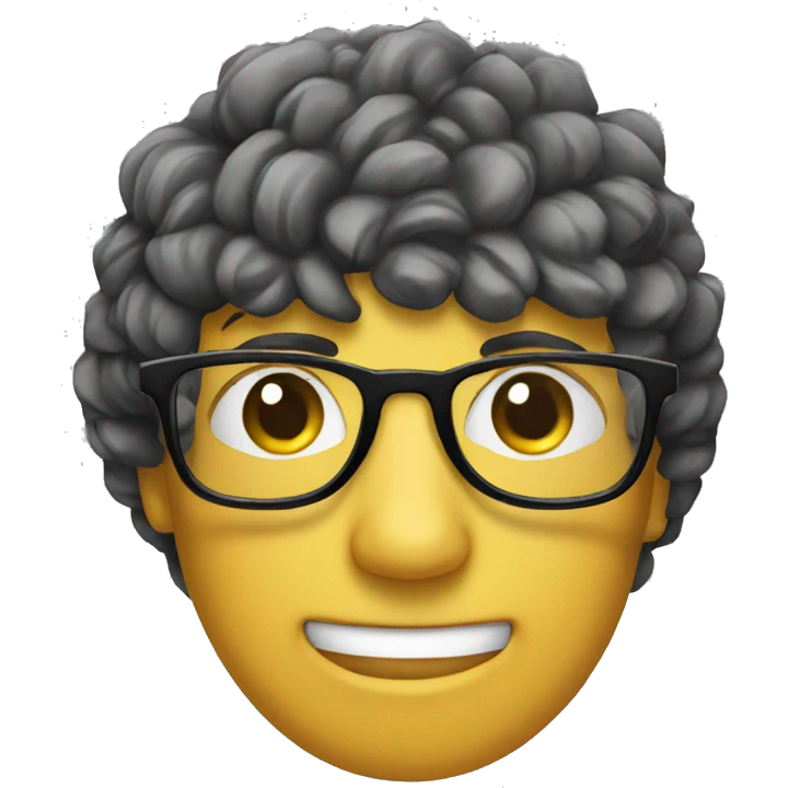 nerdy glasses emoji