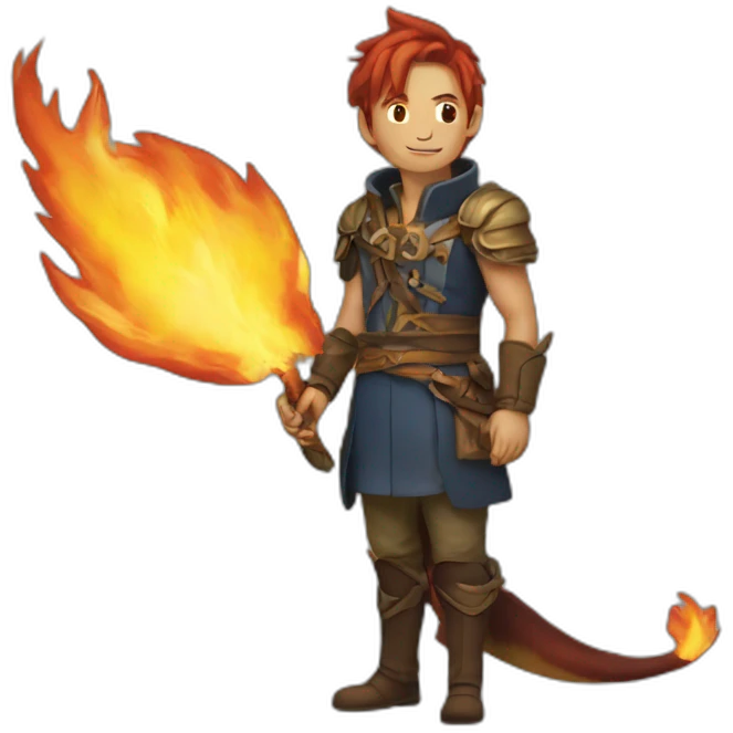 Draceau feu emoji
