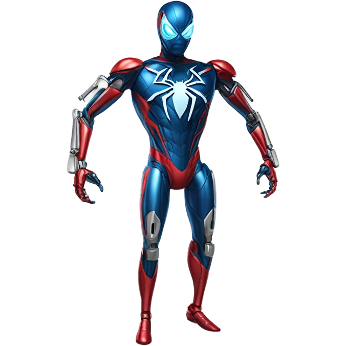 Robot spiderman terminator  emoji