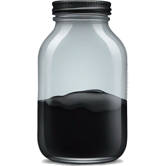 jar of black ink emoji