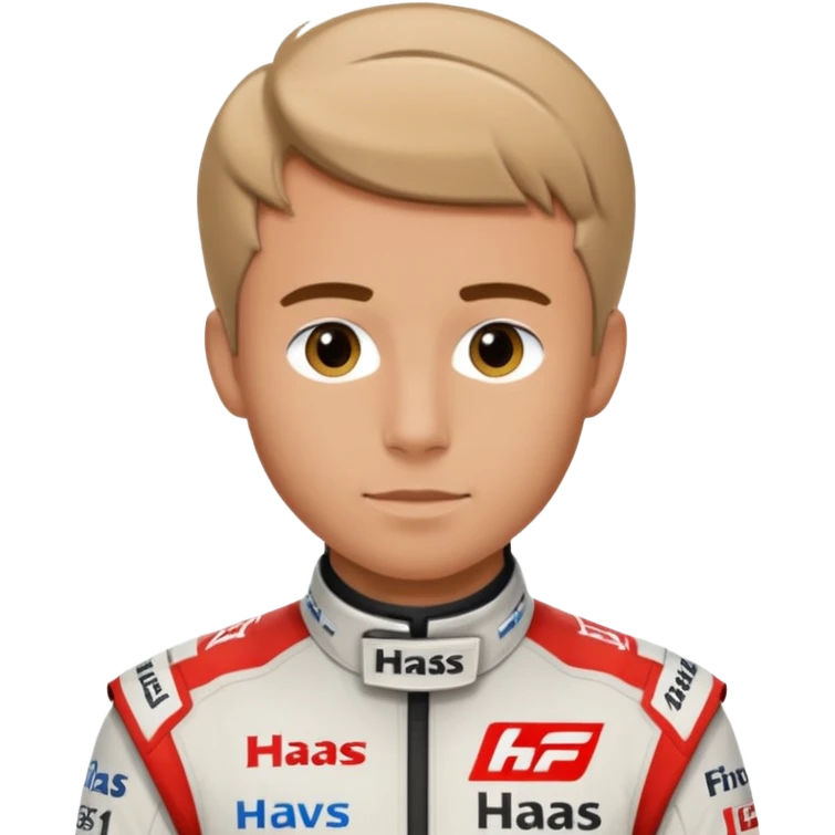 Ollie Bearman in Haas F1 Suit emoji