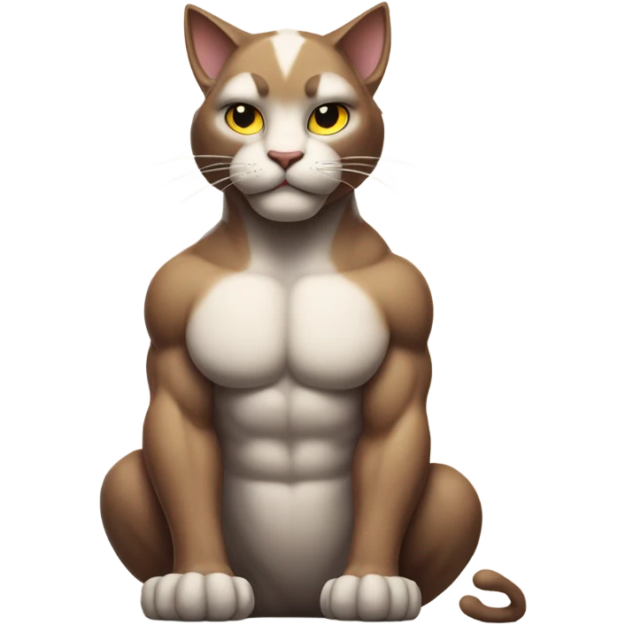 Cat with biceps emoji