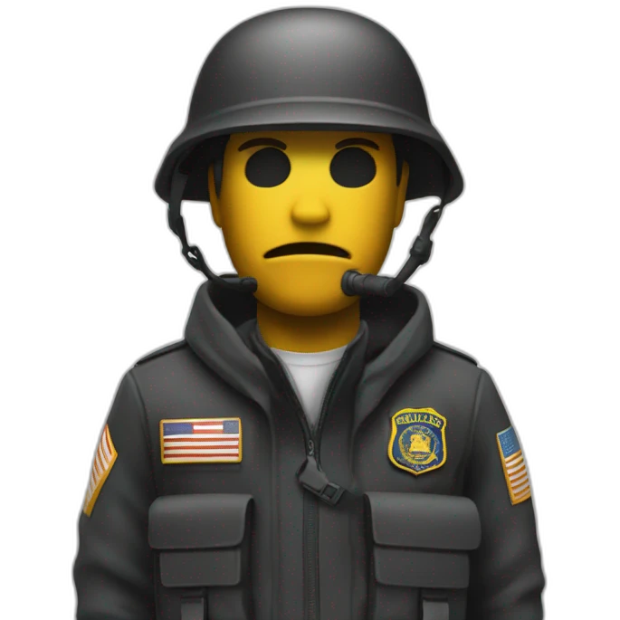 ATF agent covered in gasoline emoji