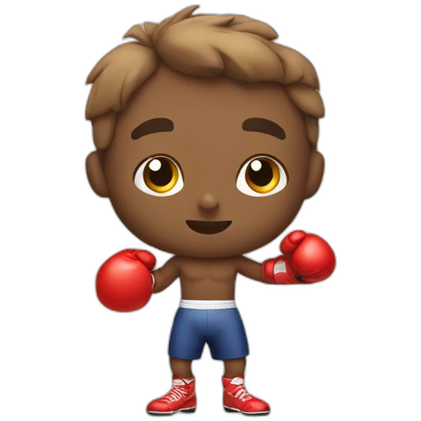Boxing weaner emoji