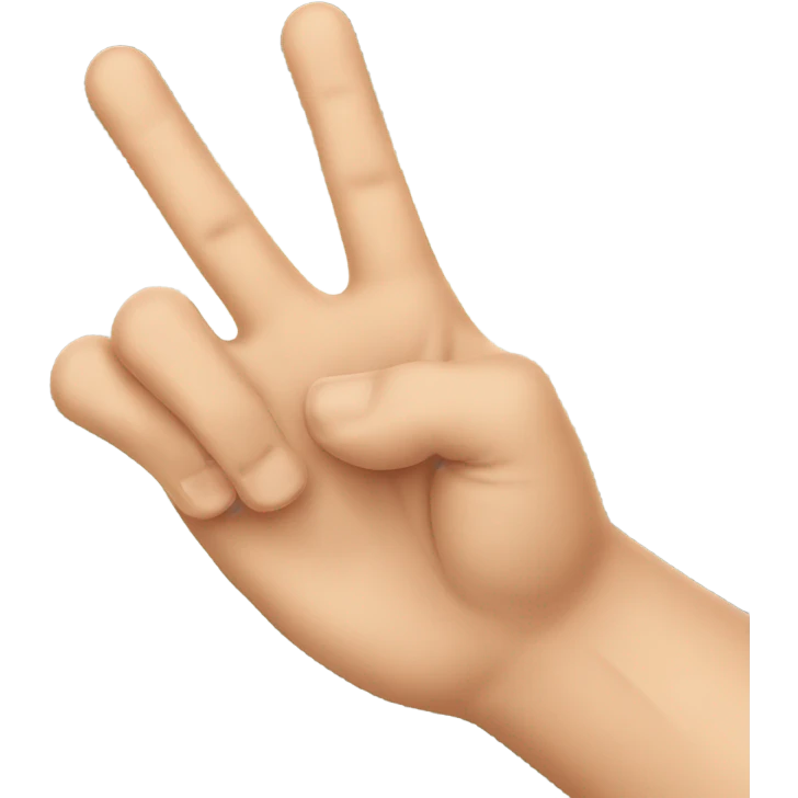 Finger Form M emoji