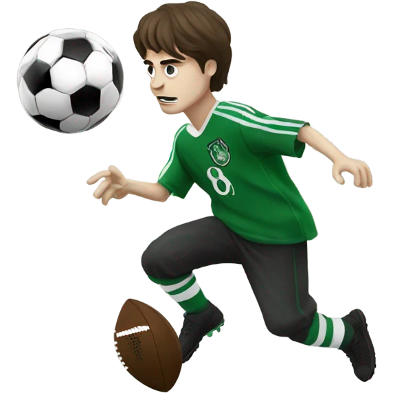Harry Potter playing football with Voldemort  emoji