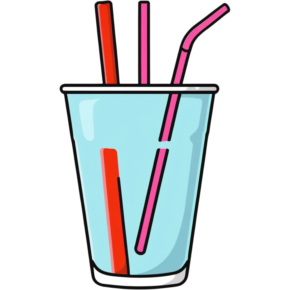 soda straws emoji