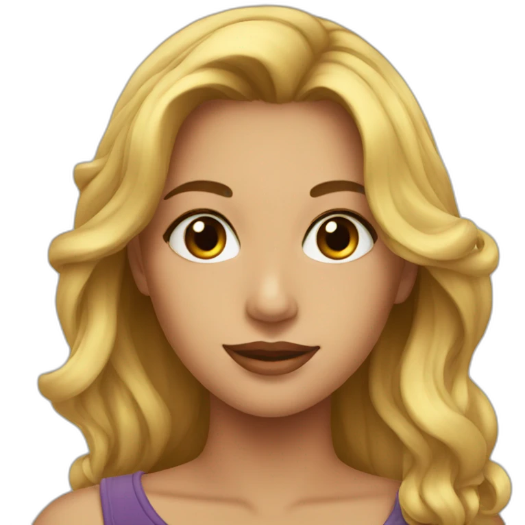 A beautiful women emoji