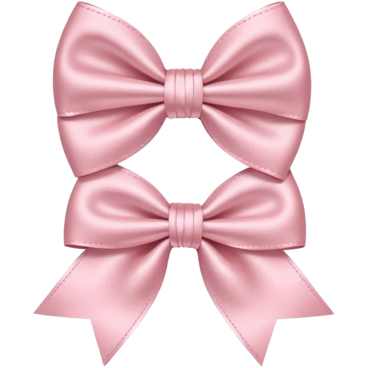 Light pink bows emoji