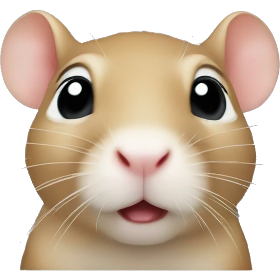 gerbil  black emoji