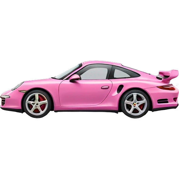 pink porche emoji