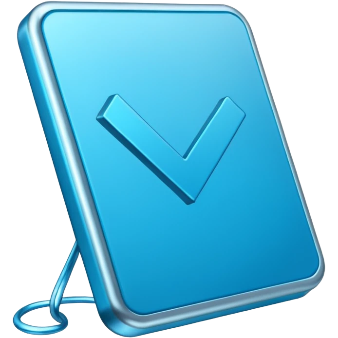 can u make roblox blue square checkmark and square should be tilted to  emoji