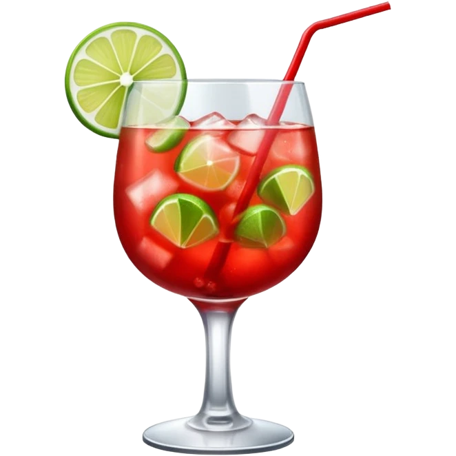 cocktail red emoji