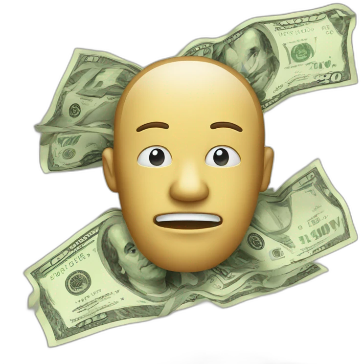 lossing money emoji