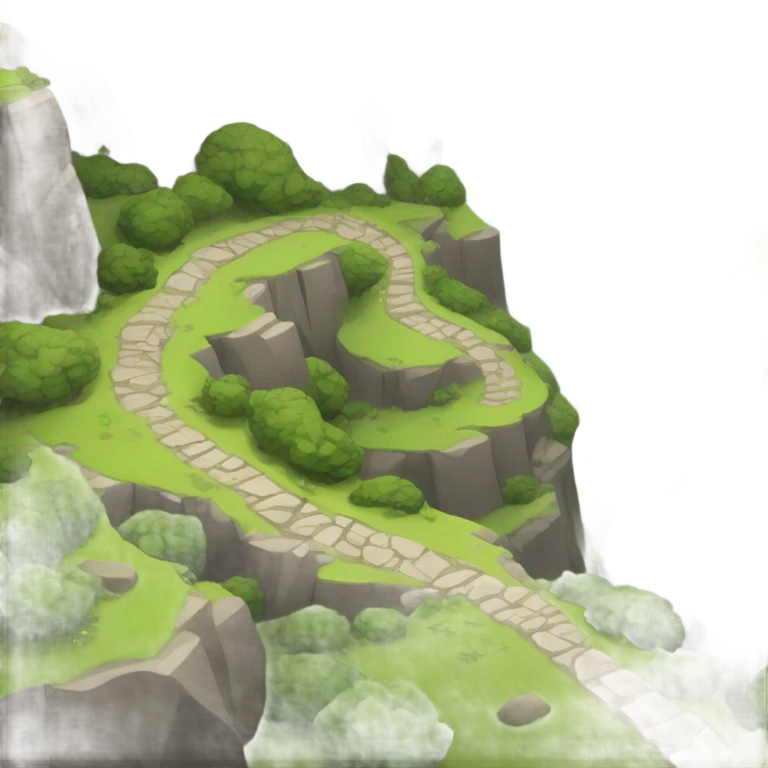 mountain trail emoji