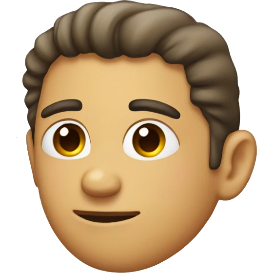Heart and sideburn emoji