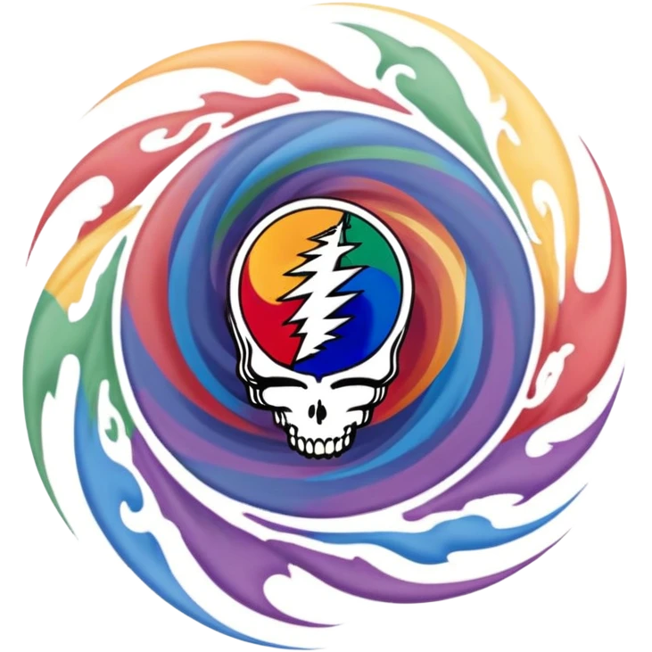 Wind and air themed Grateful Dead to steal your face emoji
