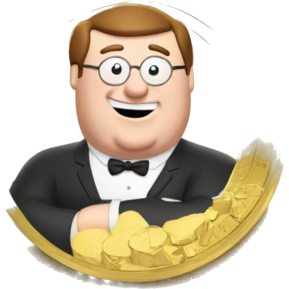 Golden Peter griffin coin emoji