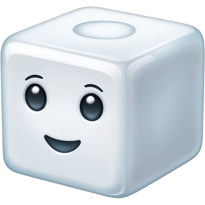 Sugar cube emoji