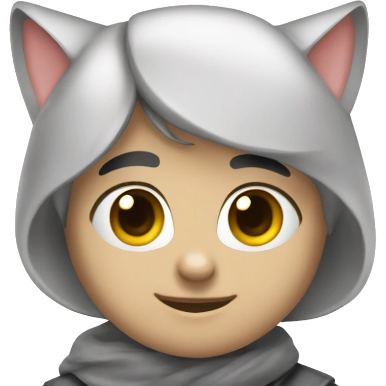 Милый котенок спит emoji